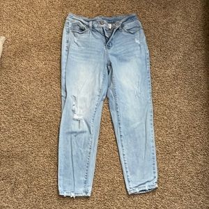 Light wash jeans